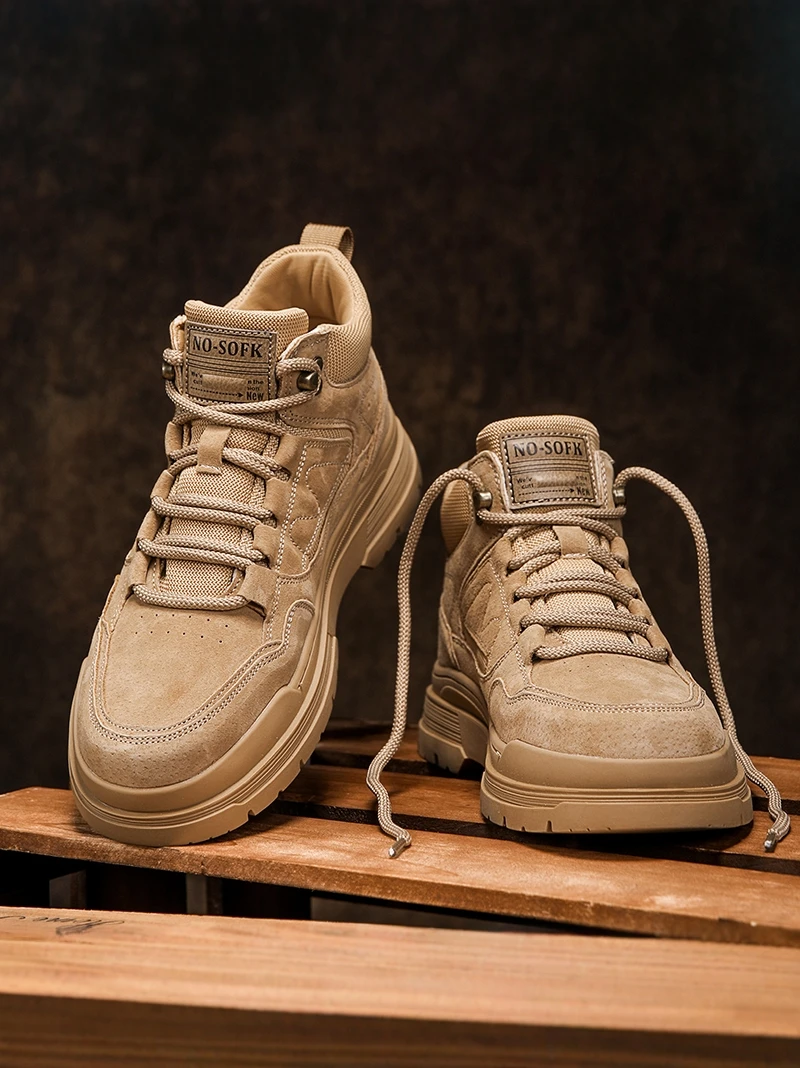 Men's Winter Anti-slip Wear-resistant Work Casual Labor Protection Shoes Outdoor Sports Hiking Mountain Climbing High-top Boots
Men's Winter Anti-slip Wear-resistant Work Casual Labor Protection Shoes Outdoor Sports Hiking Mountain Climbing High-top Boots
