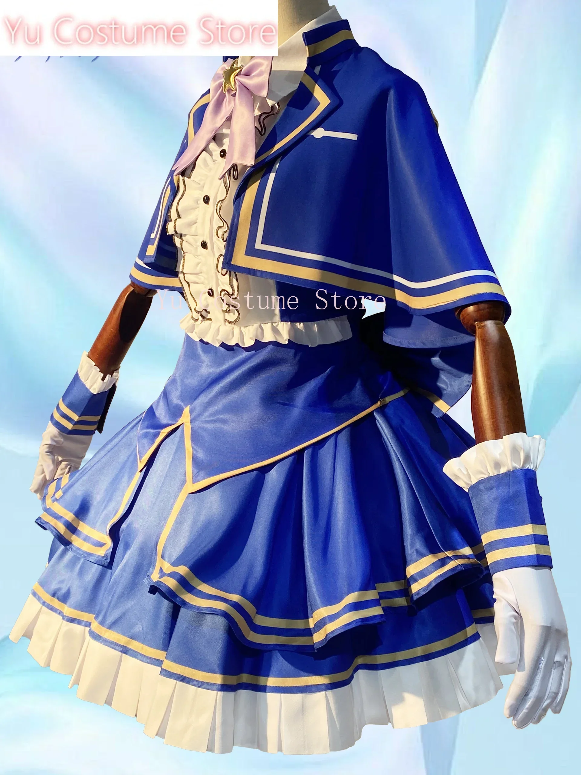 Pripara Manaka Laala, маленькое синее платье, женский костюм для косплея, костюм для игры в стиле аниме, вечерние униформа, одежда для ролевых игр на Хэллоуин
Pripara Manaka Laala, маленькое синее платье, женский костюм для косплея, костюм для игры в стиле аниме, вечерние униформа, одежда для ролевых игр на Хэллоуин