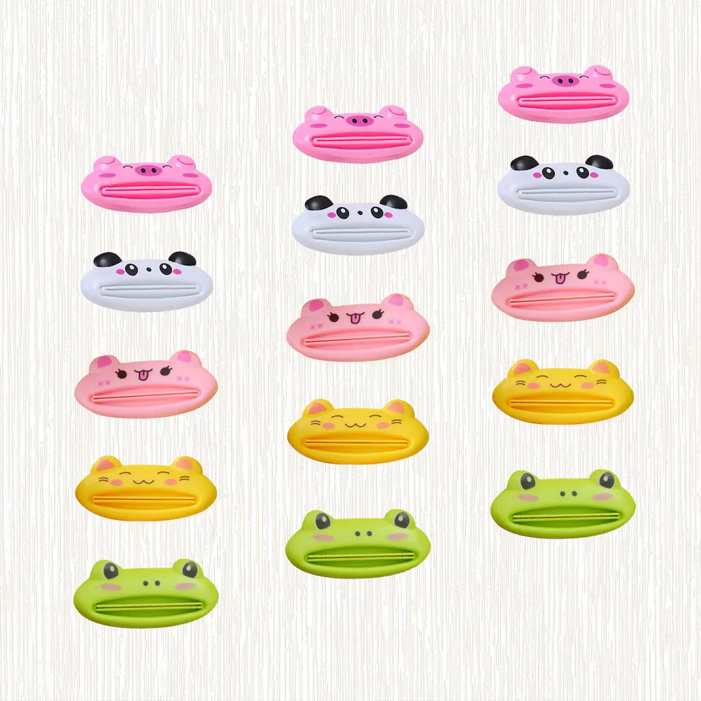 15Pcs Toothpaste Tube Squeezer Animal Pattern Cartoon Bathroom Accessories Easy Push Dispense Save Paste No Waste
15Pcs Toothpaste Tube Squeezer Animal Pattern Cartoon Bathroom Accessories Easy Push Dispense Save Paste No Waste