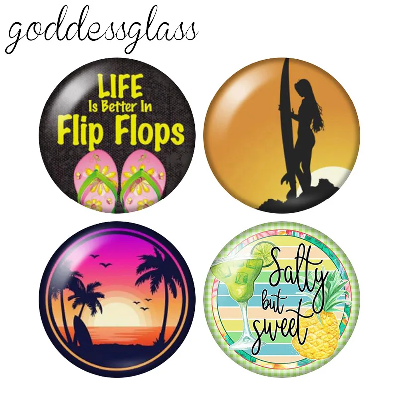 New Summer seaside travel surfing sandals 10pcs 12mm/18mm/20mm/25mm Round photo glass cabochon demo flat back Making findings
New Summer seaside travel surfing sandals 10pcs 12mm/18mm/20mm/25mm Round photo glass cabochon demo flat back Making findings