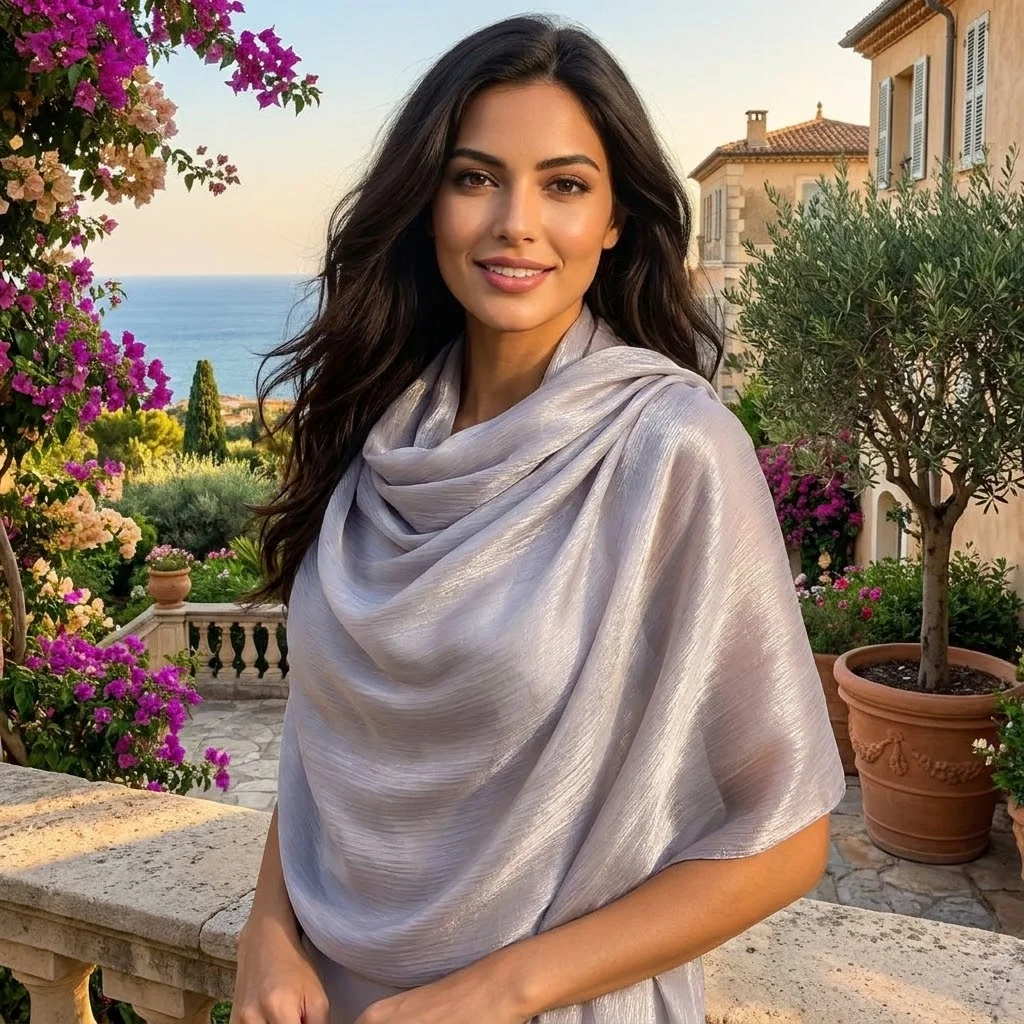New Fashion Portable High Qulaity Solid Color Silk Scarf Chiffon Long Sunscreen shawl Soft Shining Sunscreen Headscarf Outdoor
New Fashion Portable High Qulaity Solid Color Silk Scarf Chiffon Long Sunscreen shawl Soft Shining Sunscreen Headscarf Outdoor