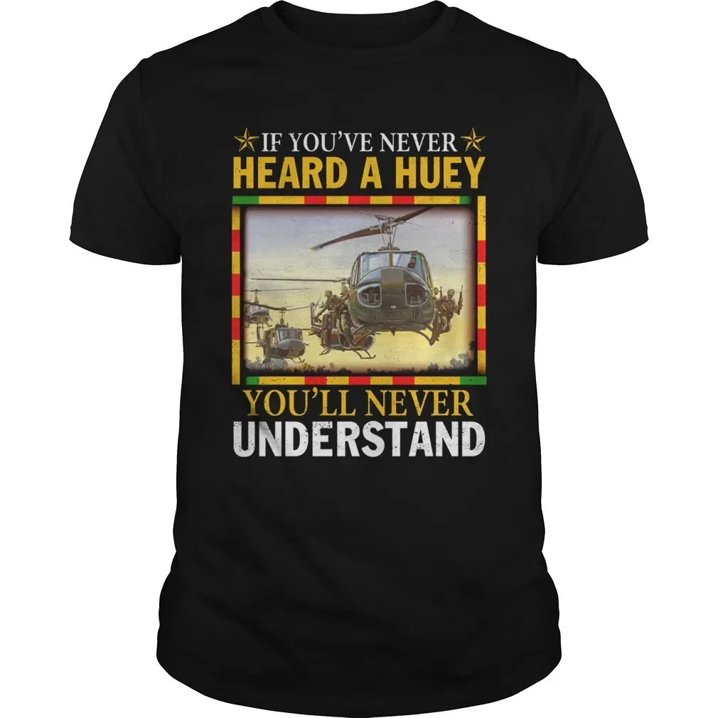 UH-1 Iroquois “Huey” Utility Helicopter Vietnam Veteran T-Shirt 100% Cotton O-Neck Short Sleeve Summer Casual Mens T-shirt
UH-1 Iroquois “Huey” Utility Helicopter Vietnam Veteran T-Shirt 100% Cotton O-Neck Short Sleeve Summer Casual Mens T-shirt