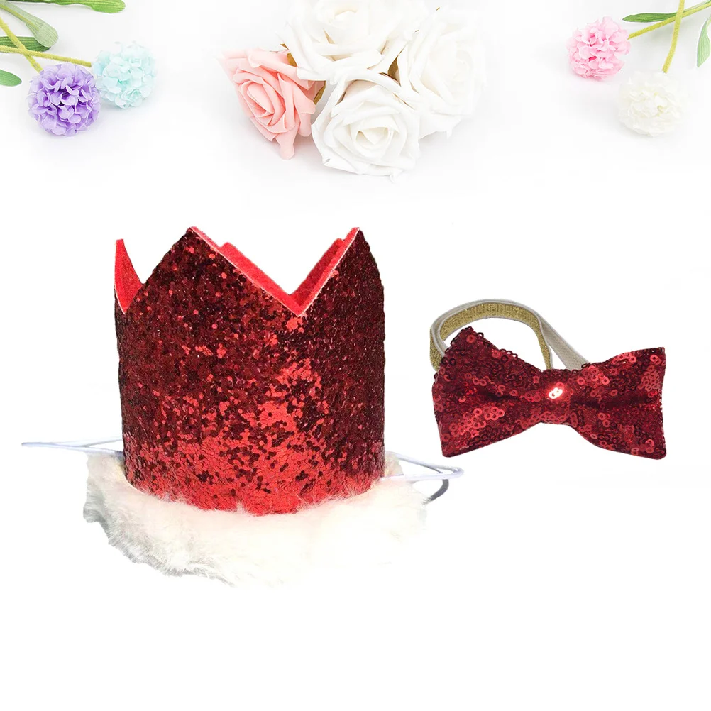 2Pcs Pet Christmas Crown Hat Tie Soft Comfortable Pet Party Costume Photo Prop for Birthday Masquerade Parades
2Pcs Pet Christmas Crown Hat Tie Soft Comfortable Pet Party Costume Photo Prop for Birthday Masquerade Parades