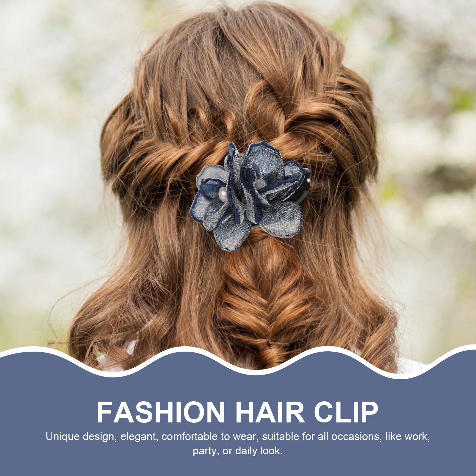 Jaw Duckbill Hair Clip Silk Yarn Flower Non Slip Alligator Clip for Thick Thin Hair Stylish Party Work Use Flower Claw Clips
Jaw Duckbill Hair Clip Silk Yarn Flower Non Slip Alligator Clip for Thick Thin Hair Stylish Party Work Use Flower Claw Clips