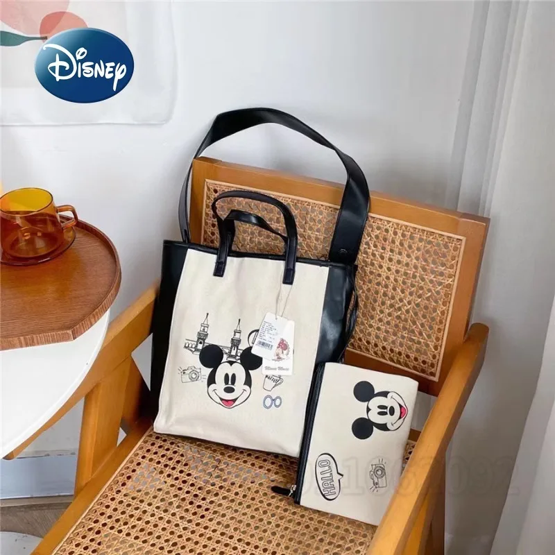 Disney Mickey New Women's Handbag 2-piece Set Fashion Women's Shoulder Bag Cartoon Cute Women's Bag High Quality Large Capacity
Disney Mickey New Women's Handbag 2-piece Set Fashion Women's Shoulder Bag Cartoon Cute Women's Bag High Quality Large Capacity