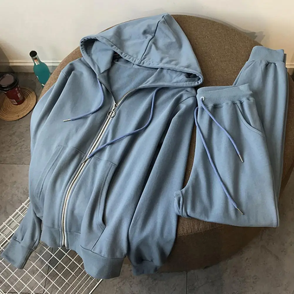 2024 Autumn Women Sweatshirt Pants Set Drawstring Hooded Cardigan Elastic Waist Sweatpants Set Women Tracksuit Female Coat Pants
2024 Autumn Women Sweatshirt Pants Set Drawstring Hooded Cardigan Elastic Waist Sweatpants Set Women Tracksuit Female Coat Pants