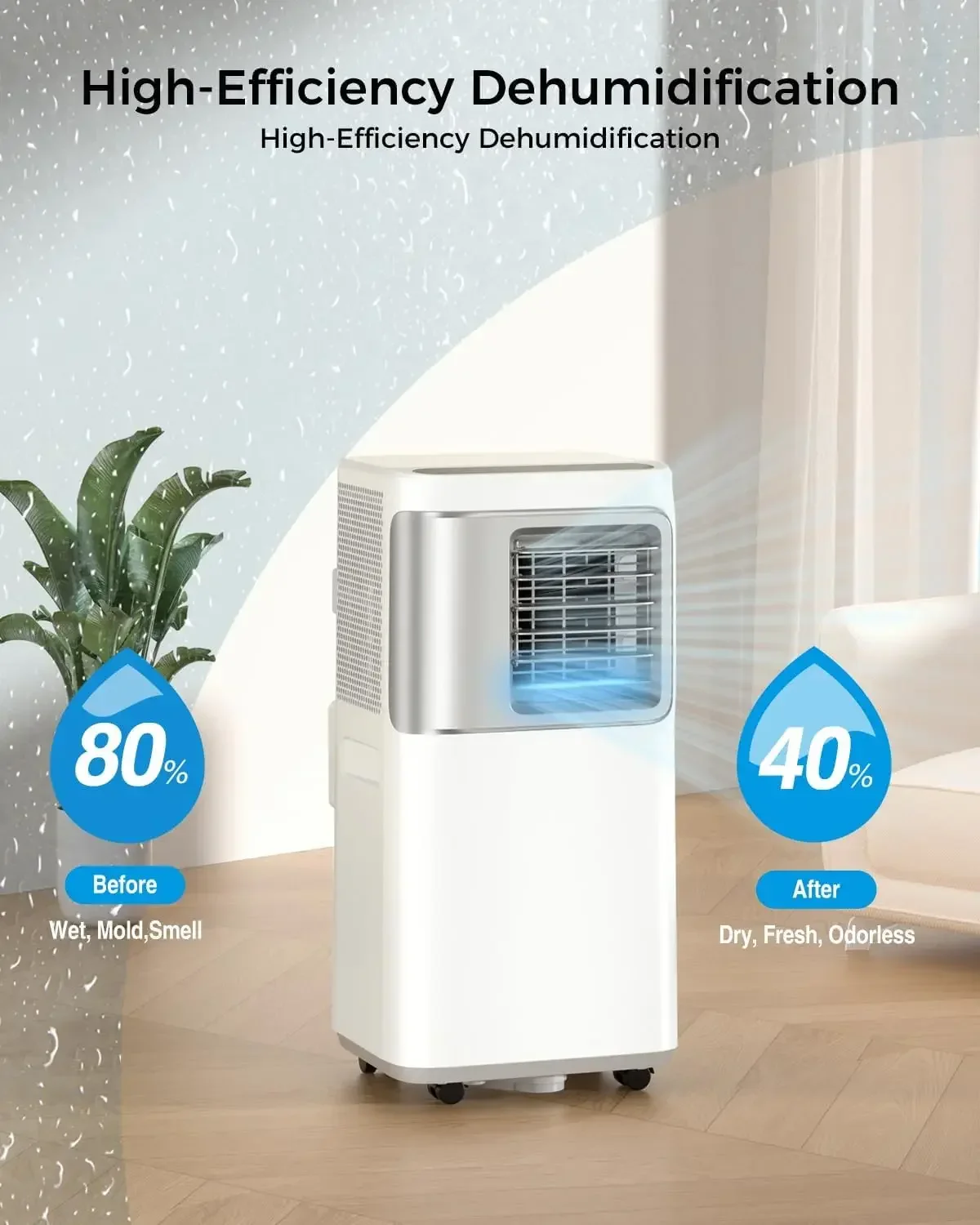 Portable-Air-Conditioners-16,000-Btu - AC Unit 5 in 1 Wifi Smart Air Conditioner Cooling for Large Room Indoor
Portable-Air-Conditioners-16,000-Btu - AC Unit 5 in 1 Wifi Smart Air Conditioner Cooling for Large Room Indoor