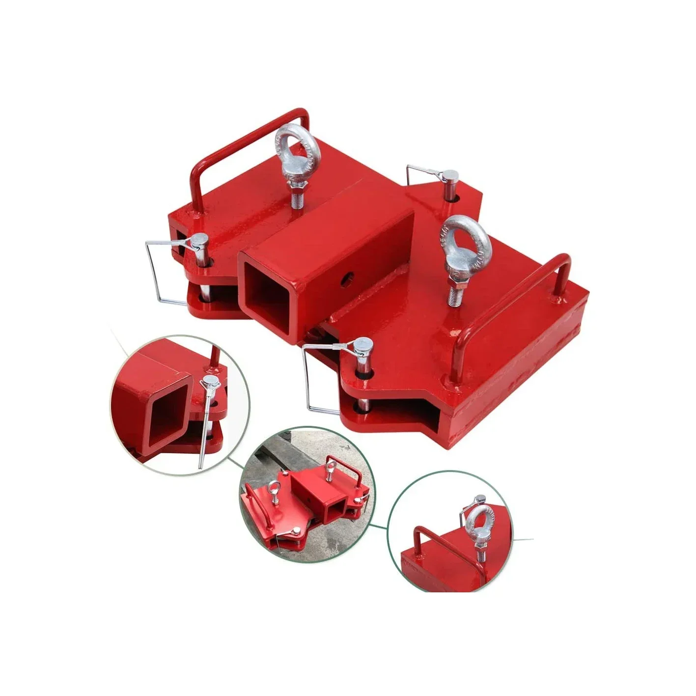 For Insert 2" Forklift Hitch Receiver Pallet Forks Trailer Towing Adapter'
For Insert 2" Forklift Hitch Receiver Pallet Forks Trailer Towing Adapter'