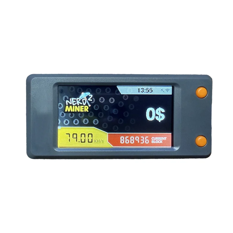GW-Nerdminer V2 Bitcoin Solo Lottery Miner 77KH/S с ЖК-дисплеем BTC Miner ASIC Mining Silent Miner
GW-Nerdminer V2 Bitcoin Solo Lottery Miner 77KH/S с ЖК-дисплеем BTC Miner ASIC Mining Silent Miner