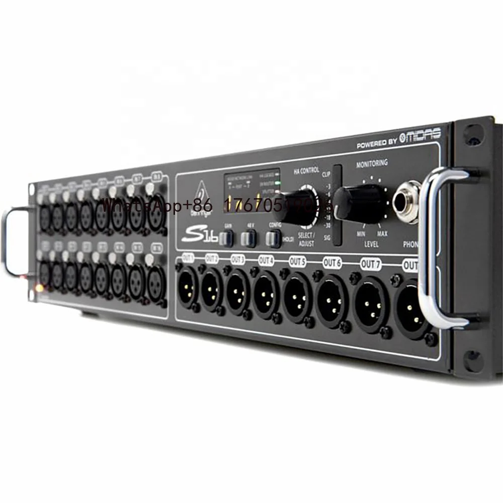 S16 Digital Mixer Stagebox 16-Input 8-Output Pa Sound System Audio Equipment Stagebox
S16 Digital Mixer Stagebox 16-Input 8-Output Pa Sound System Audio Equipment Stagebox