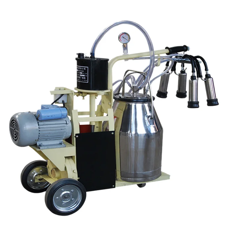 Goat Small Scale Turkey Pump One Cow Bangladesh Electric Nipple Vacuum Breast Mobile Single Milking Machine Price for Sale
Goat Small Scale Turkey Pump One Cow Bangladesh Electric Nipple Vacuum Breast Mobile Single Milking Machine Price for Sale