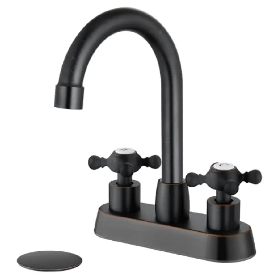 4 Inch Centerset Bathroom Faucets Double Cross Handle Bathroom Sink Faucet Deck Mounted Vintage RV Farmhouse Vanity Basin Mixer
4 Inch Centerset Bathroom Faucets Double Cross Handle Bathroom Sink Faucet Deck Mounted Vintage RV Farmhouse Vanity Basin Mixer