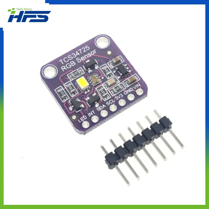 Цветной датчик TCS34725 RGB с ИК-фильтром и белым фотоэлементом для Arduino UNO R3
Цветной датчик TCS34725 RGB с ИК-фильтром и белым фотоэлементом для Arduino UNO R3