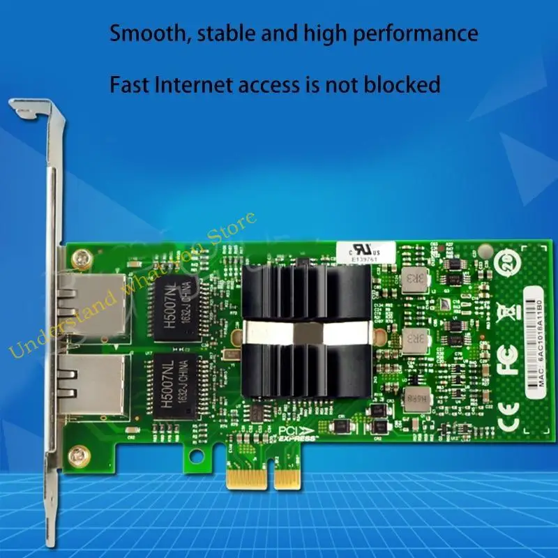 J60A PCIE 1X Сетевая карта для 82576-T2 Ethernet 1000 Мбит / с настольных портов RJ45 NIC
J60A PCIE 1X Сетевая карта для 82576-T2 Ethernet 1000 Мбит / с настольных портов RJ45 NIC