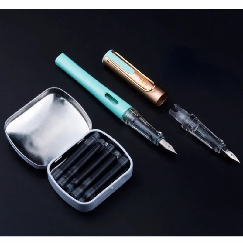 HERO368 Mermaid and Gentleman Series Double Headed Pen Set for Students to Write Upright and Practice Calligraphy
HERO368 Mermaid and Gentleman Series Double Headed Pen Set for Students to Write Upright and Practice Calligraphy