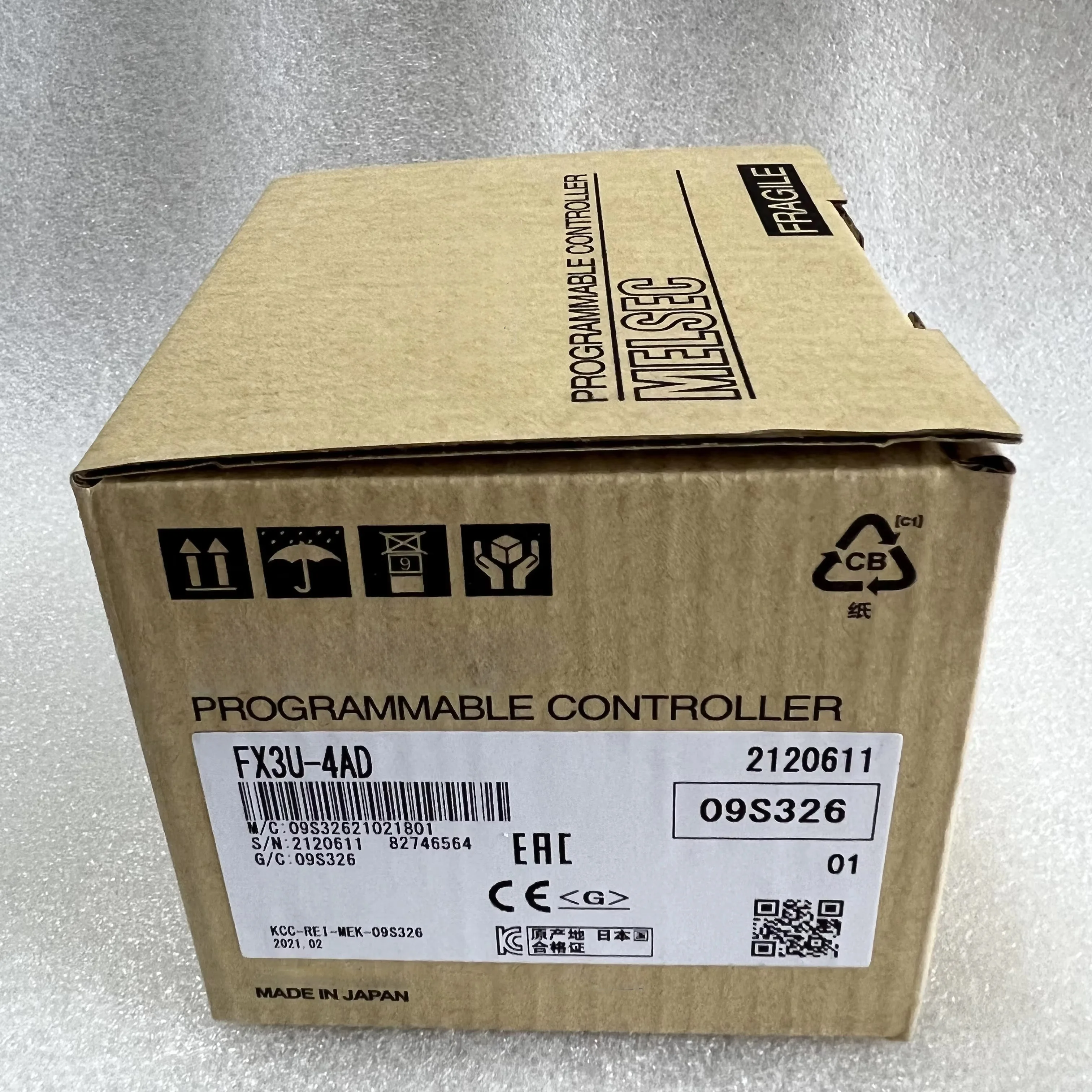 Складские запасы и высокое качество, 100% новый и оригинальный ПЛК FX3U-4AD
Складские запасы и высокое качество, 100% новый и оригинальный ПЛК FX3U-4AD