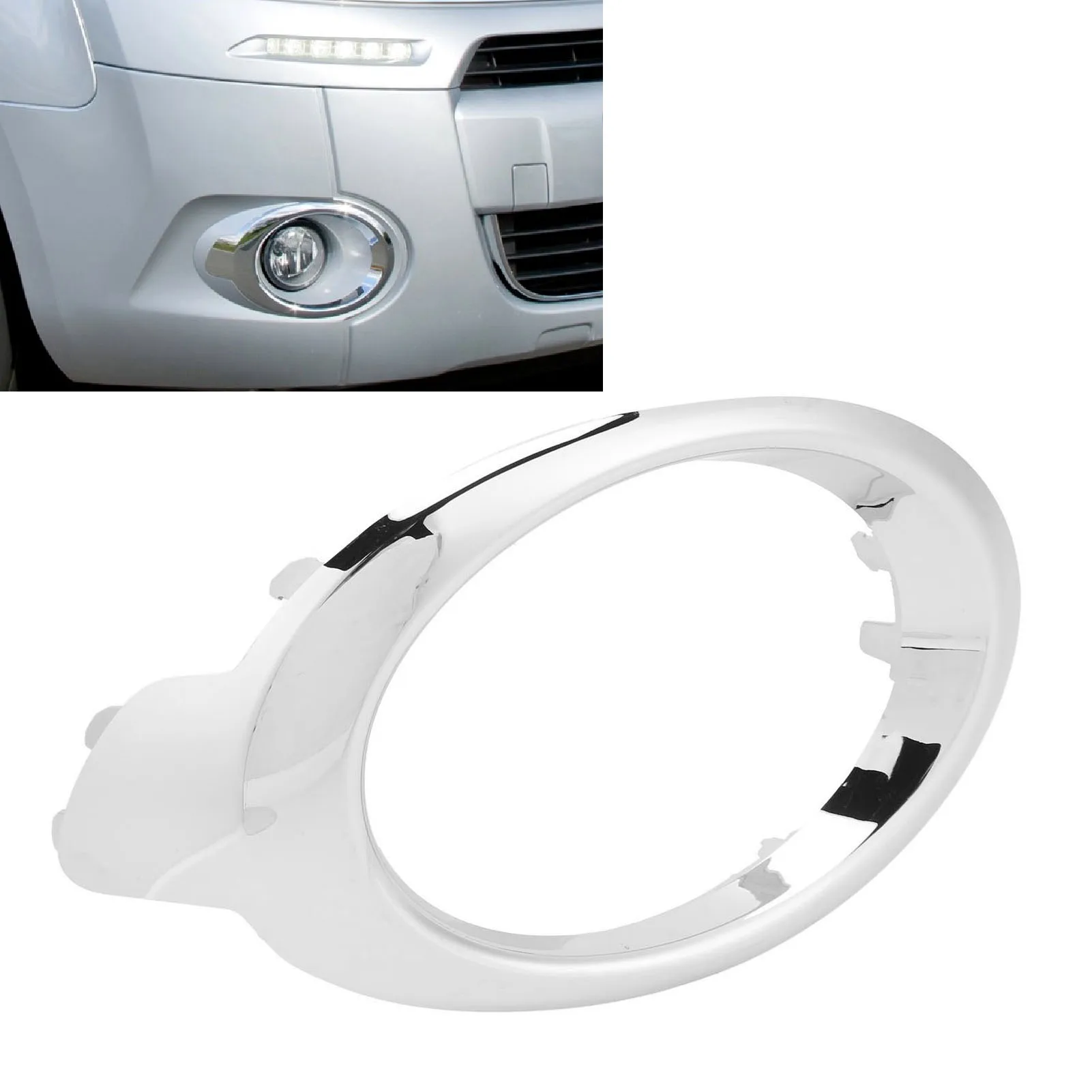 1Pc Car Front Bumper Fog Light Lamp Trim Cover ABS Chrome Protection 1608323880 for Citroen Berlingo Multispace 2012-2015
1Pc Car Front Bumper Fog Light Lamp Trim Cover ABS Chrome Protection 1608323880 for Citroen Berlingo Multispace 2012-2015
