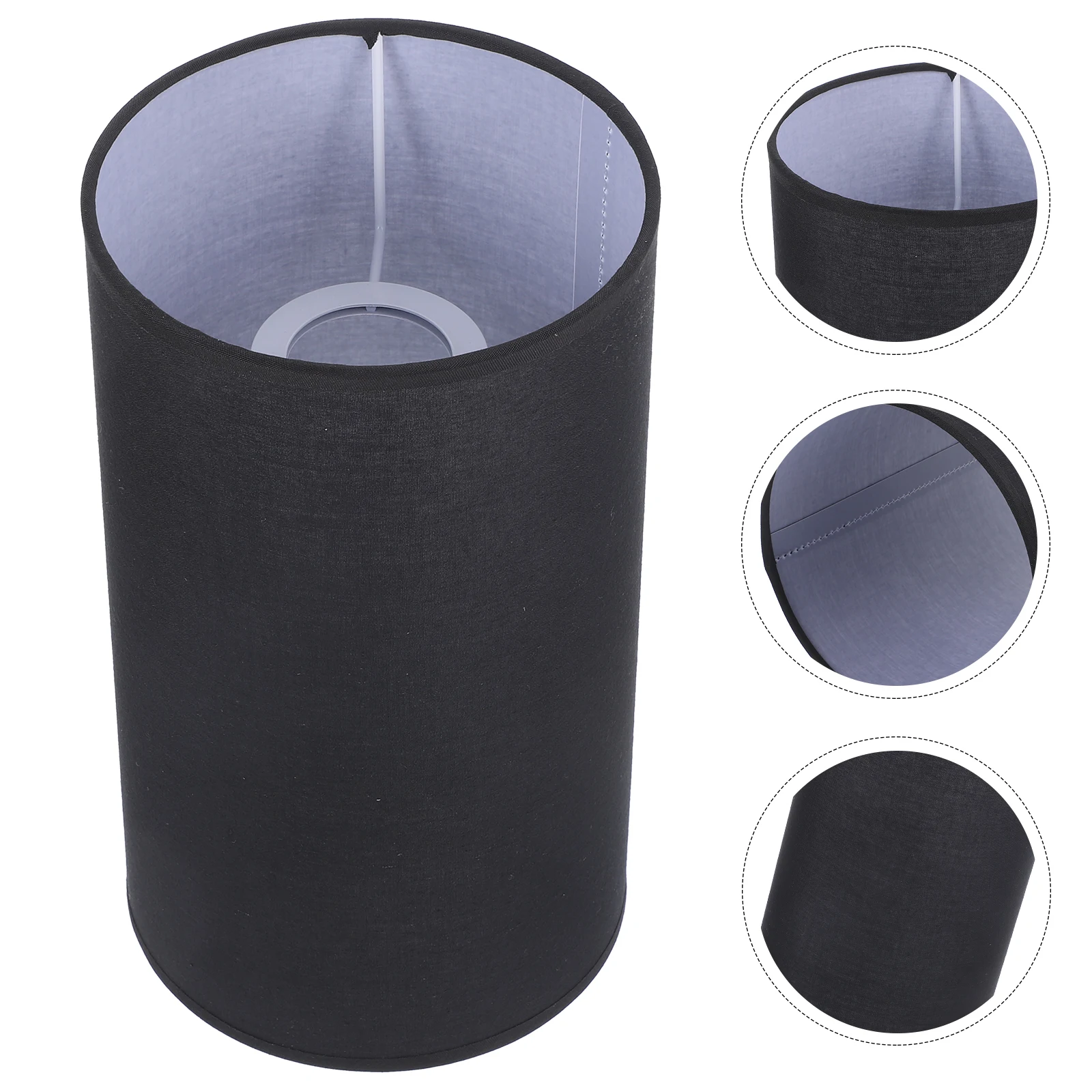 Fabric Lampshade TC Black E27 4.2cm Cylinder for Desk Table Floor Lamps Shades Detachable Home Office Bedroom Study Lighting
Fabric Lampshade TC Black E27 4.2cm Cylinder for Desk Table Floor Lamps Shades Detachable Home Office Bedroom Study Lighting