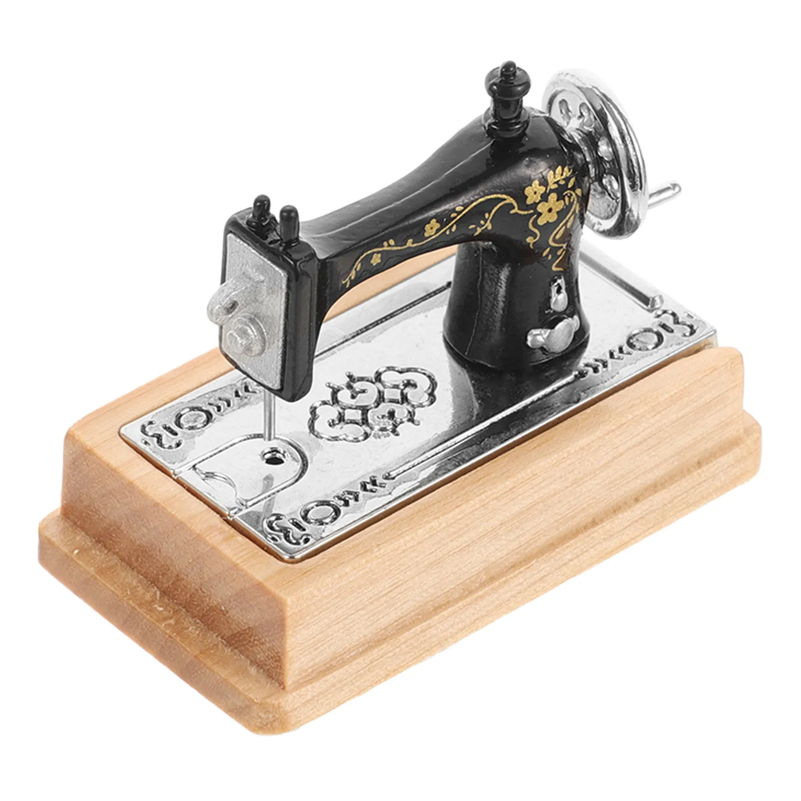 Mini Sewing Machine Vintage Style Ornament for Mini House Tabletop Decoration Micro Landscaping Sewing Machine Furnishing
Mini Sewing Machine Vintage Style Ornament for Mini House Tabletop Decoration Micro Landscaping Sewing Machine Furnishing