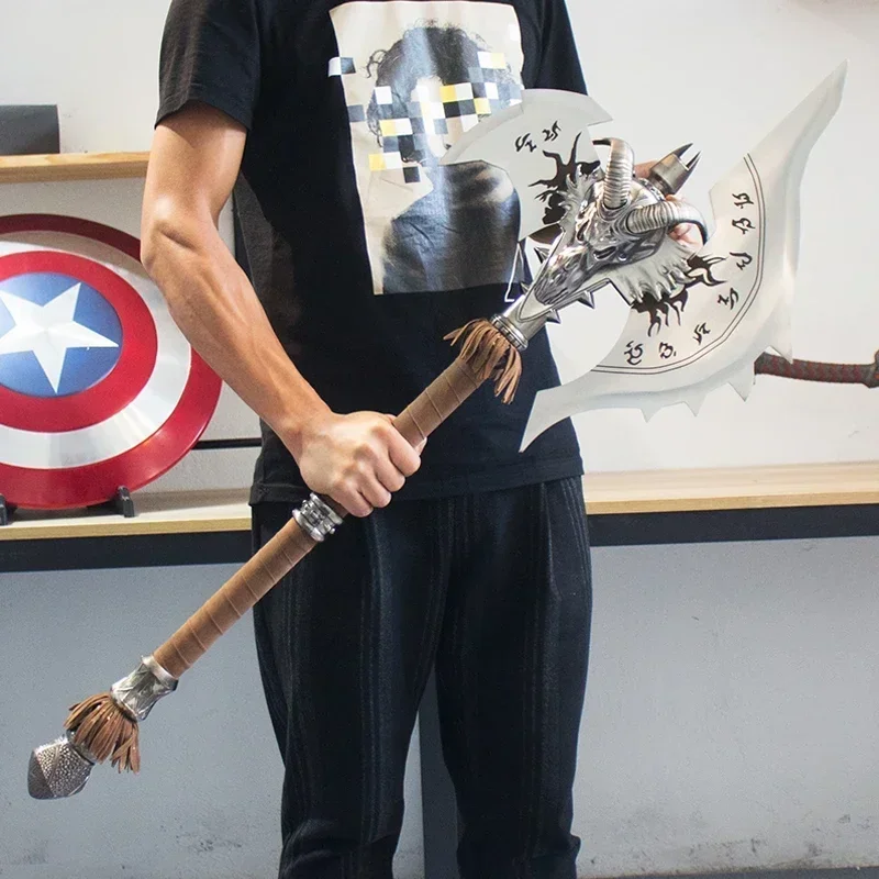 Cosplay Costume Party Props 1:1 110cm WOW The Shadowmourne Axe Alloy Model Lich King Arthas FROSTMOURNE'S Brother Weapon Party C
Cosplay Costume Party Props 1:1 110cm WOW The Shadowmourne Axe Alloy Model Lich King Arthas FROSTMOURNE'S Brother Weapon Party C