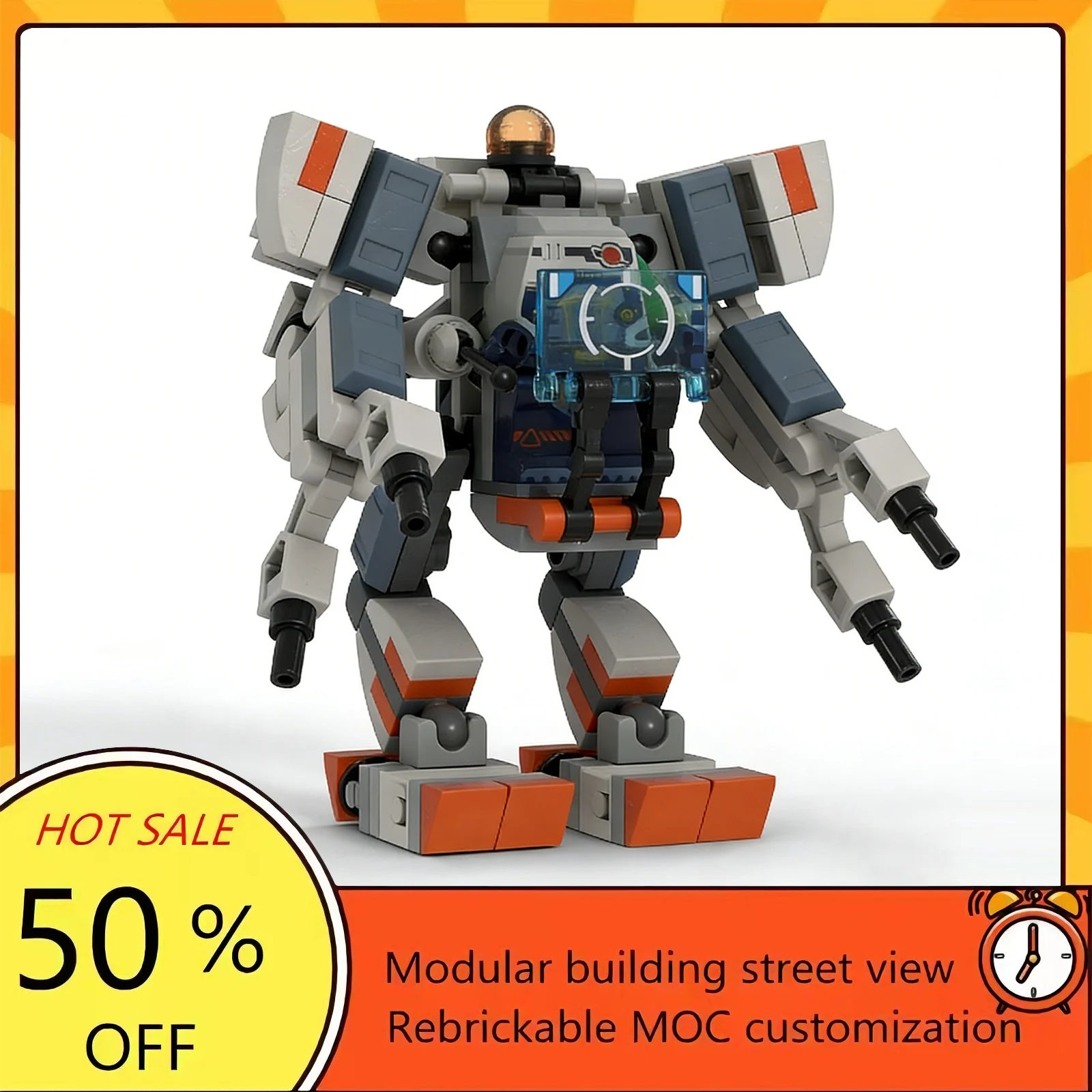 Набор из 265 деталей: Популярная модель космического боевого робота из фильма «Звездные войны», конструктор MOC, модульные технологичные блоки, подарок на праздник, игрушка для сборки, детский набор
Набор из 265 деталей: Популярная модель космического боевого робота из фильма «Звездные войны», конструктор MOC, модульные технологичные блоки, подарок на праздник, игрушка для сборки, детский набор