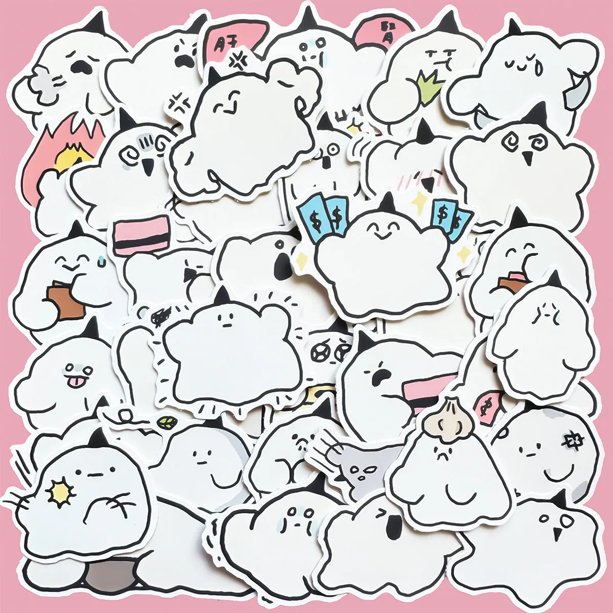 Cute Cartoon Little Ghost Spooky Stickers Journal Decor Material DIY for Notebook Diary Phone Case Scrapbook
Cute Cartoon Little Ghost Spooky Stickers Journal Decor Material DIY for Notebook Diary Phone Case Scrapbook