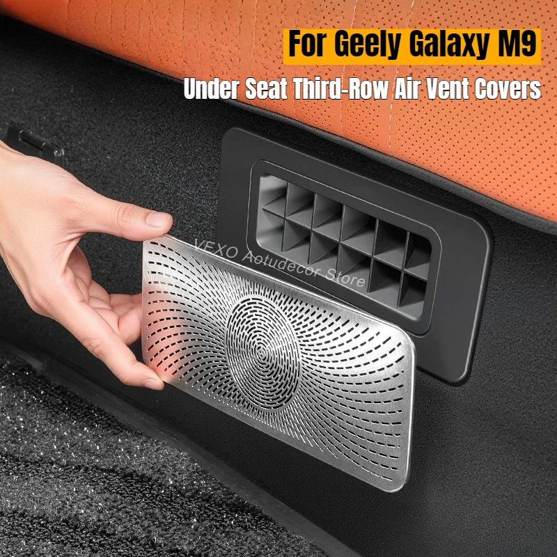 For Geely Galaxy M9 Under Seat Third-Row Air Vent Covers Electric Vehicle Speaker Protector Dust Proof Interior Car Accessories
For Geely Galaxy M9 Under Seat Third-Row Air Vent Covers Electric Vehicle Speaker Protector Dust Proof Interior Car Accessories