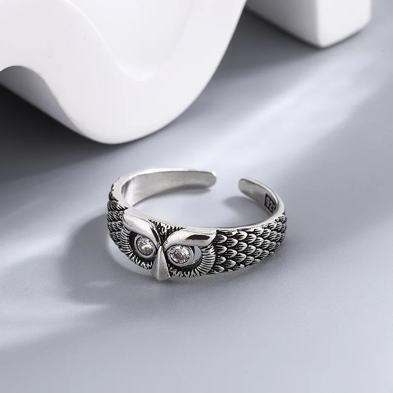 New in 925 Sterling Silver Owl Zircon Rings For Women Wedding Vintage Luxury Quality Jewelry Jewellery Money 925
New in 925 Sterling Silver Owl Zircon Rings For Women Wedding Vintage Luxury Quality Jewelry Jewellery Money 925