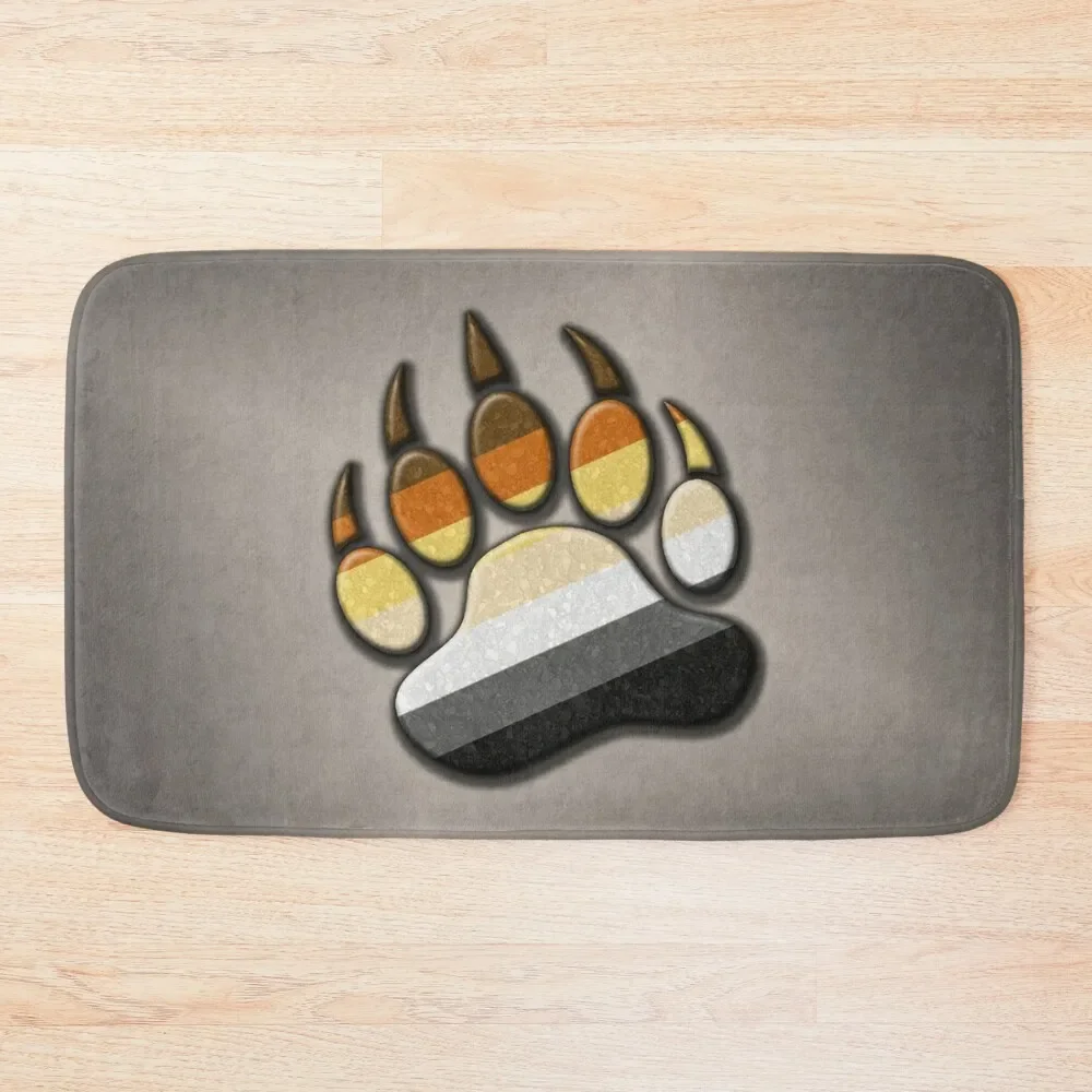 Gay Bear Pride Flag Colored Paw Symbol Bath Mat Bathroom Accessories Absorbent Bathroom Accessories Sets For The Bathroom Mat
Gay Bear Pride Flag Colored Paw Symbol Bath Mat Bathroom Accessories Absorbent Bathroom Accessories Sets For The Bathroom Mat