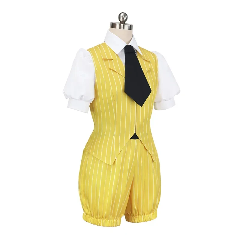 Virtual Hypnotist Cosplay Costume V Home Akita Neru Yellow Formula Top Shorts Tie JK Uniform Halloween Party Clothes
Virtual Hypnotist Cosplay Costume V Home Akita Neru Yellow Formula Top Shorts Tie JK Uniform Halloween Party Clothes