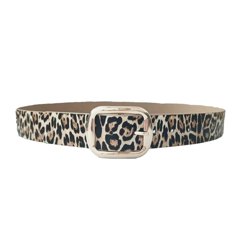 Fashion Trends Luxury Designer Womens belts Leopard Print Faux Leather Belt With Alloy Gold Buckle Belts For Woman
Fashion Trends Luxury Designer Womens belts Leopard Print Faux Leather Belt With Alloy Gold Buckle Belts For Woman
