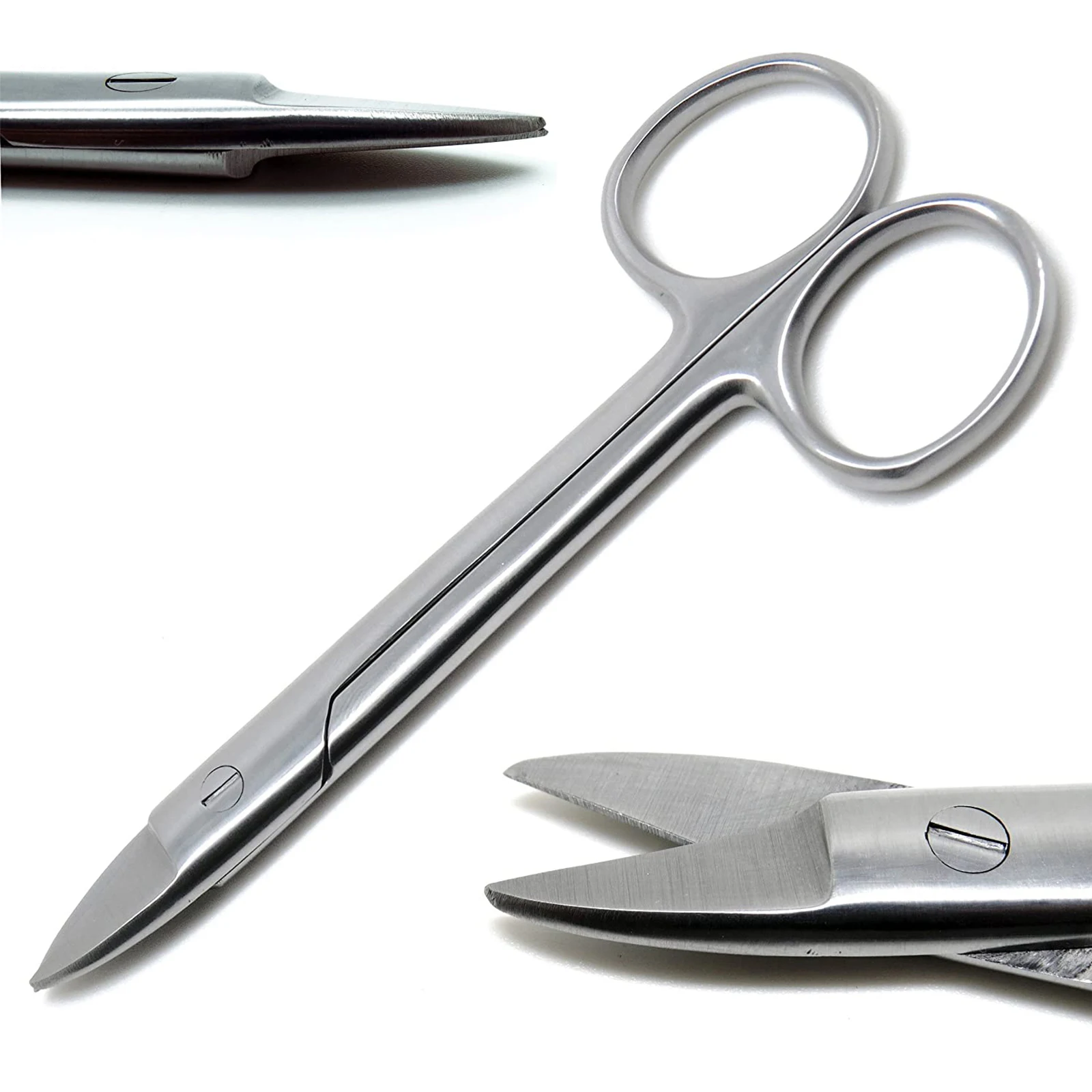 Professional Stainless Steel Jewelry Cutting Scissors Set - Straight & Curved Blade Craft Shears for Wire, Beading, DIY Crafts
Professional Stainless Steel Jewelry Cutting Scissors Set - Straight & Curved Blade Craft Shears for Wire, Beading, DIY Crafts