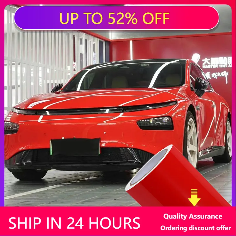 Gloss Glossy Crystal Red Car Wrap Film Auto Plastic Auto Plastic Assurance Air passage pattern Stickers Covering Foil Air
Gloss Glossy Crystal Red Car Wrap Film Auto Plastic Auto Plastic Assurance Air passage pattern Stickers Covering Foil Air