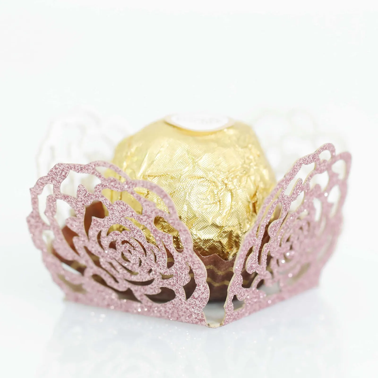 50pcs Chocolate Tray Hollow Pink Paper Packaging Decorative Truffle Cups Candy Wrappers Lightweight Compact Wedding Party
50pcs Chocolate Tray Hollow Pink Paper Packaging Decorative Truffle Cups Candy Wrappers Lightweight Compact Wedding Party