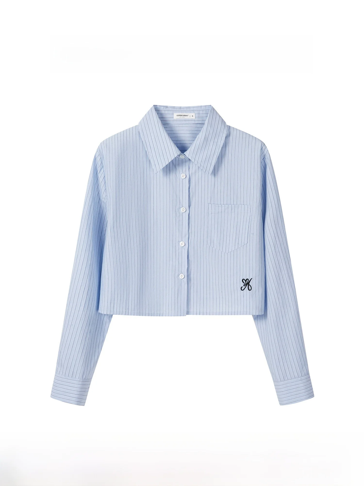 Синяя полосатая рубашка с вышивкой и длинным рукавом, женская, повседневная, из дышащего хлопка, с воротником на пуговицах, осенняя новинка
Синяя полосатая рубашка с вышивкой и длинным рукавом, женская, повседневная, из дышащего хлопка, с воротником на пуговицах, осенняя новинка