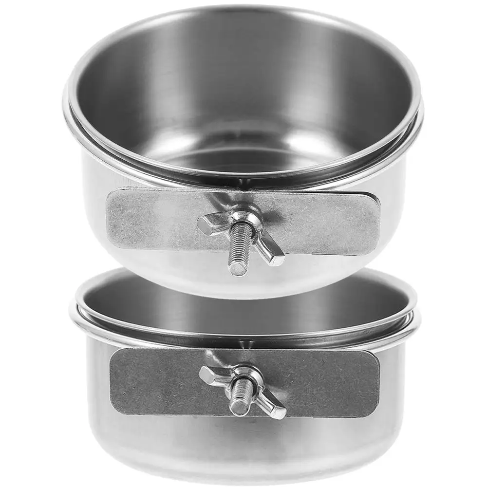 2Pcs Stainless Steel Food Bowl 10x4 5cm Parrot Dispenser Feeder Durable Easy Install Bird Cage Accessories Water Holder
2Pcs Stainless Steel Food Bowl 10x4 5cm Parrot Dispenser Feeder Durable Easy Install Bird Cage Accessories Water Holder