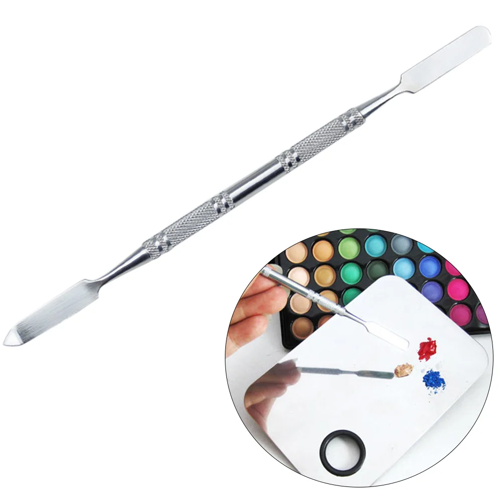 Cosmetic Mixing Bar Stainless Steel Mixing Tool Color Modulation Bar Embossing Mixing Bar For Foundation Eye Shadow Concealer
Cosmetic Mixing Bar Stainless Steel Mixing Tool Color Modulation Bar Embossing Mixing Bar For Foundation Eye Shadow Concealer