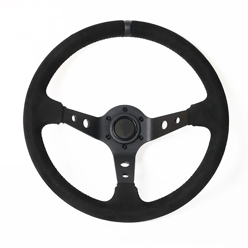 New Universal Steering Wheel Tools Suede Plush&Leather Deep Concave Large Concave Personalized Racing Cars Accessories
New Universal Steering Wheel Tools Suede Plush&Leather Deep Concave Large Concave Personalized Racing Cars Accessories