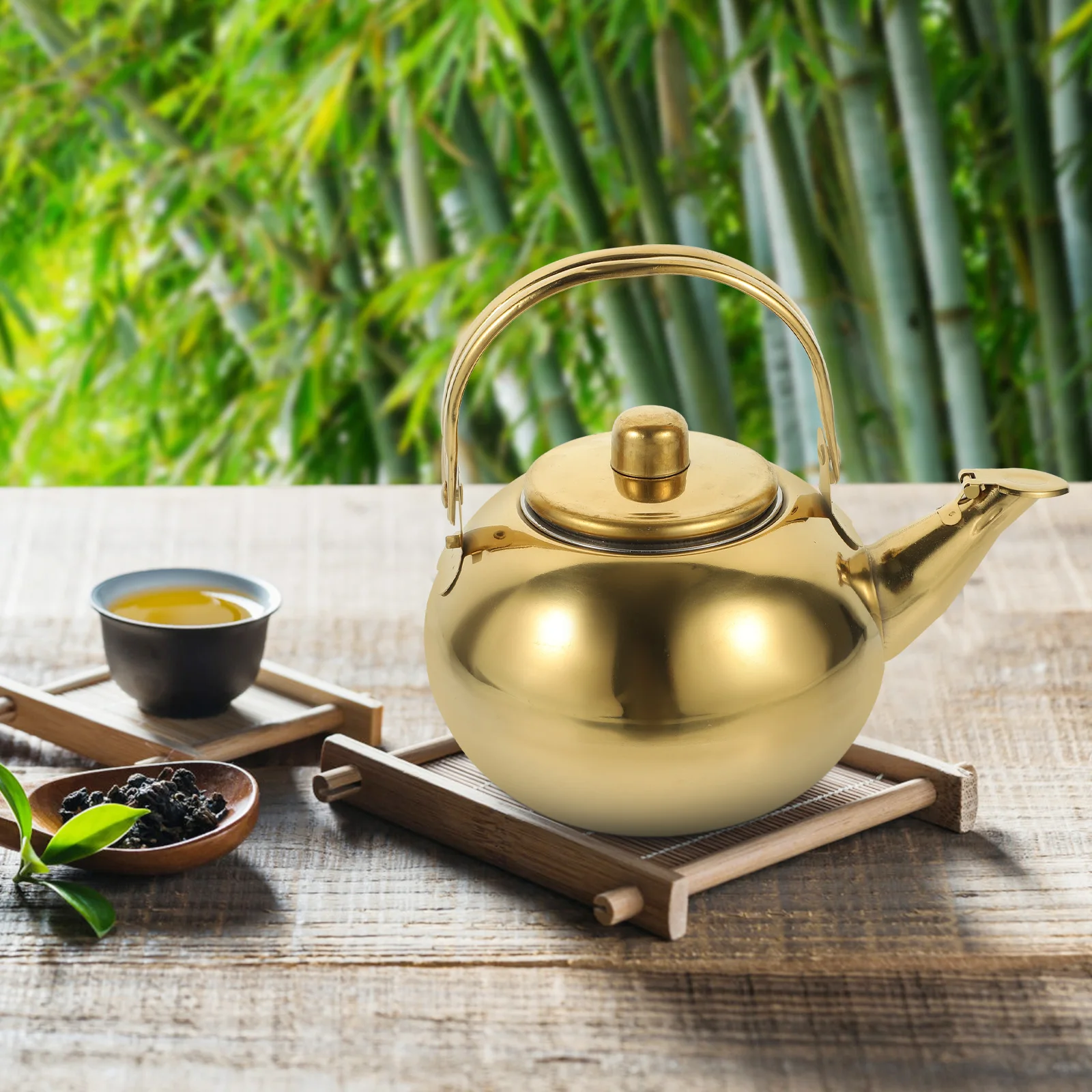 Household Stainless Steel Tea Kettle Wear-Resistant Creative Stovetop Water Heating Kettle for Tea Accessory Teapot
Household Stainless Steel Tea Kettle Wear-Resistant Creative Stovetop Water Heating Kettle for Tea Accessory Teapot