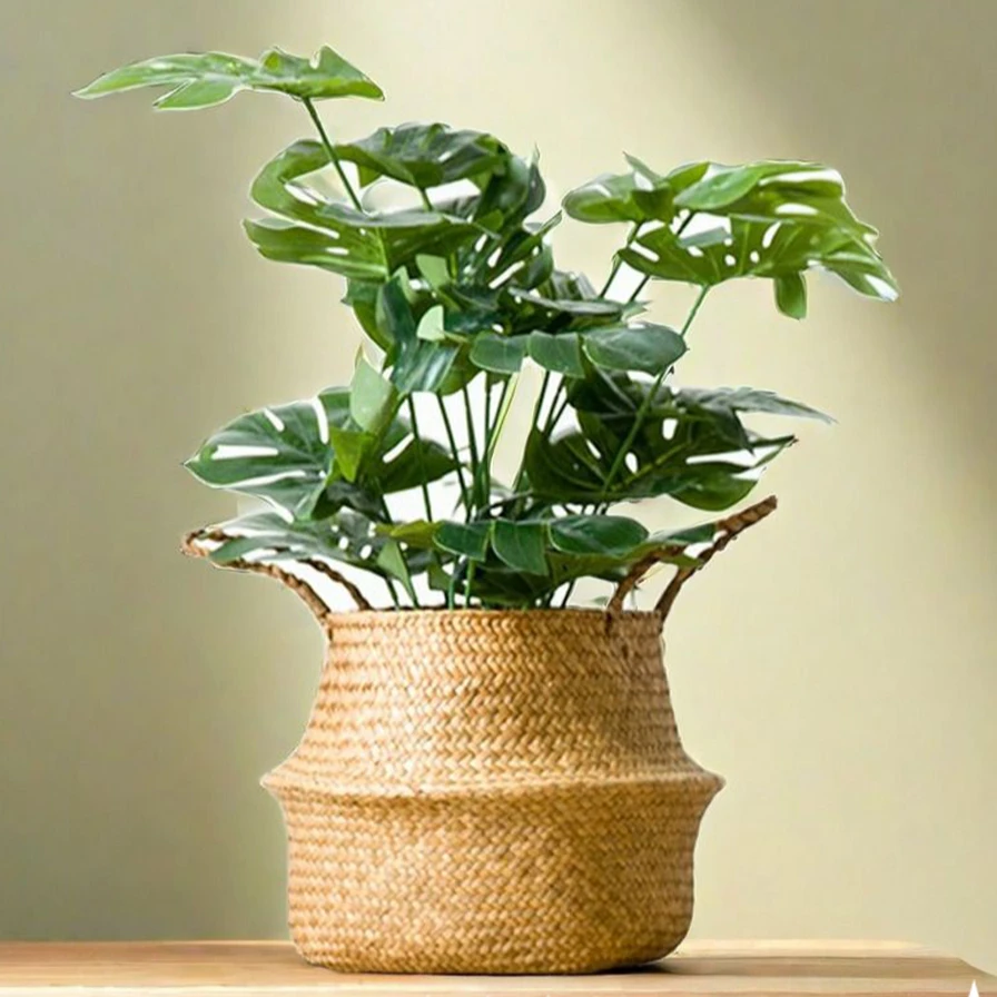 Seagrass Wicker Storage Basket Rattan Hanging Flower pot Foldable Laundry Plant Basket Straw Woven Home Decor
Seagrass Wicker Storage Basket Rattan Hanging Flower pot Foldable Laundry Plant Basket Straw Woven Home Decor