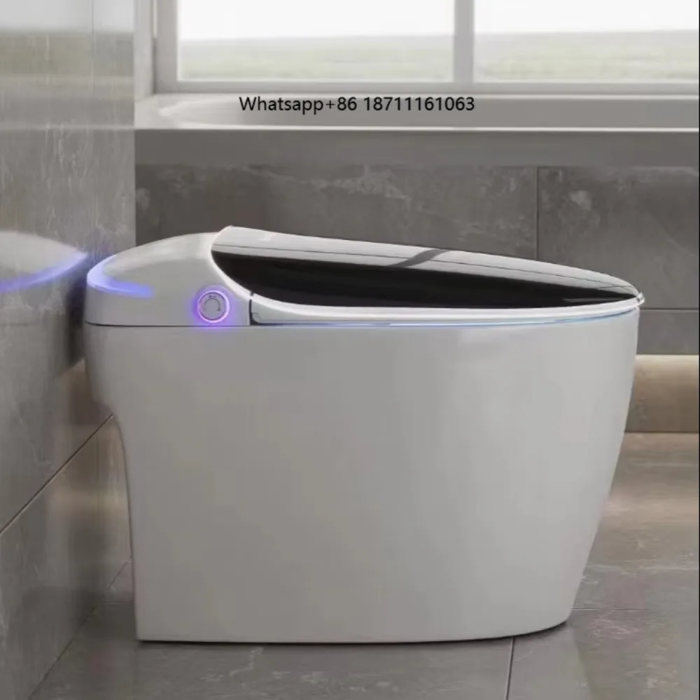 Factory OEM ODM WiFi Auto Sensor Flush Open Electric Bathroom Intelligent Wc Commode Toilet Bowl Automatic Smart Toilet
Factory OEM ODM WiFi Auto Sensor Flush Open Electric Bathroom Intelligent Wc Commode Toilet Bowl Automatic Smart Toilet