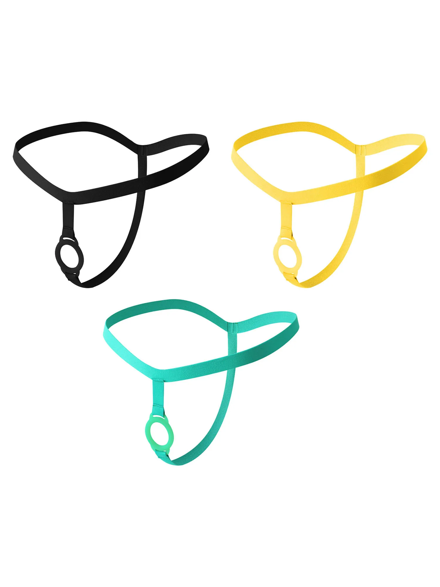 Men Elastic Band T-back Thong Jockstrap Briefs Sexy Crotchless G-string Underwear with Silicone Ring for Couple Games Nightciub
Men Elastic Band T-back Thong Jockstrap Briefs Sexy Crotchless G-string Underwear with Silicone Ring for Couple Games Nightciub
