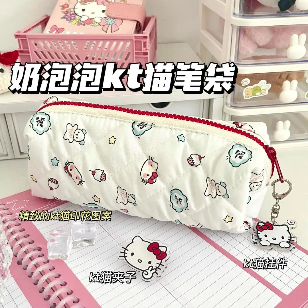 Kawaii Sanrio Hello Kitty Printed Bubble Pen Bag Cute High Beauty Large Capacity Student Stationery Storage Girl Gifts
Kawaii Sanrio Hello Kitty Printed Bubble Pen Bag Cute High Beauty Large Capacity Student Stationery Storage Girl Gifts