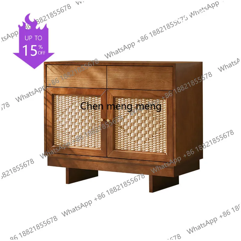 Q181 Nordic solid wood dining side cabinet, simple modern tea locker, Japanese rattan porch TV cabinet
Q181 Nordic solid wood dining side cabinet, simple modern tea locker, Japanese rattan porch TV cabinet