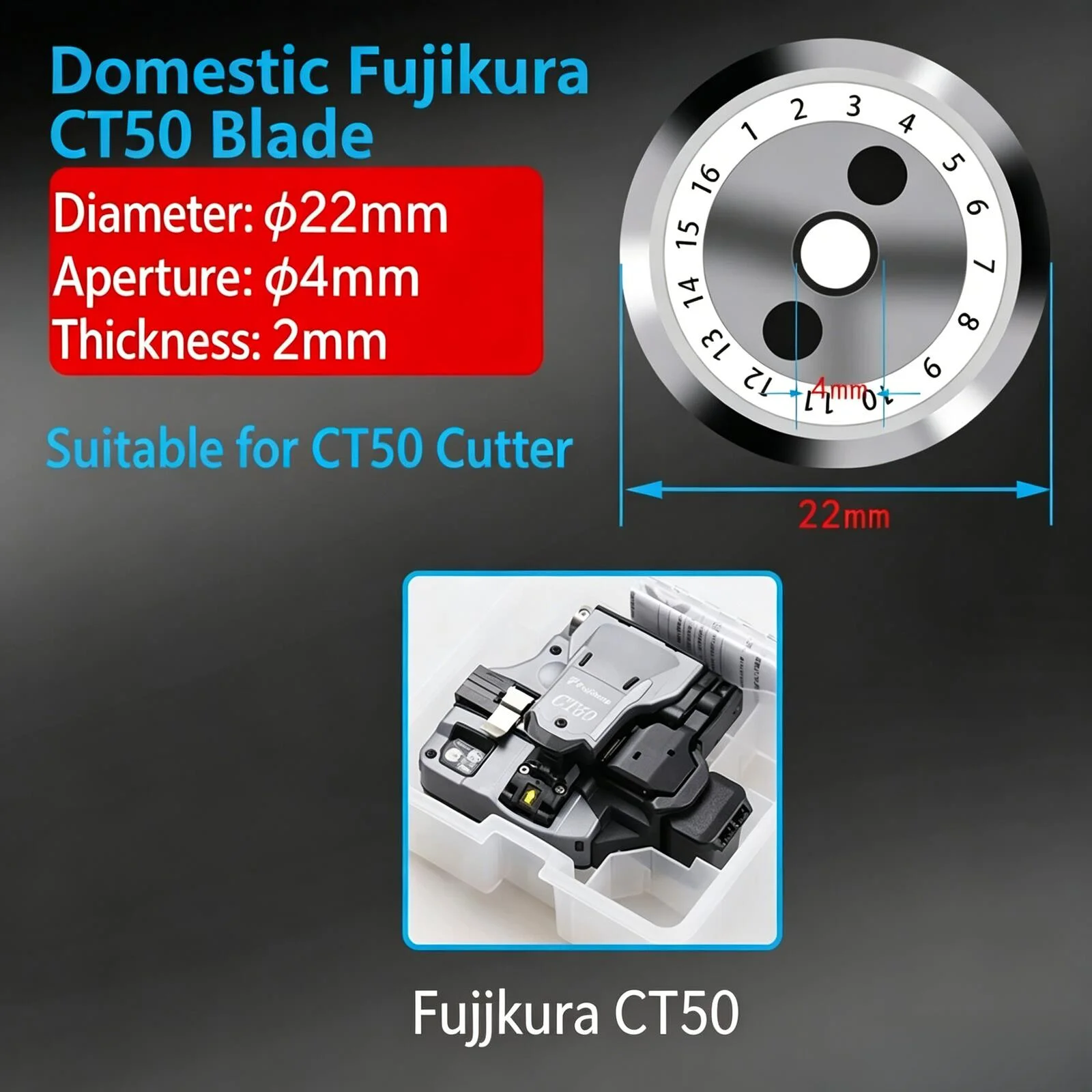 Metas Fiber Cutting Blade Tungsten Steel Blade Suitable for various cutting blades such as Tsuchioka 30/Sumitomo 6S/Ino 7/Ritia
Metas Fiber Cutting Blade Tungsten Steel Blade Suitable for various cutting blades such as Tsuchioka 30/Sumitomo 6S/Ino 7/Ritia