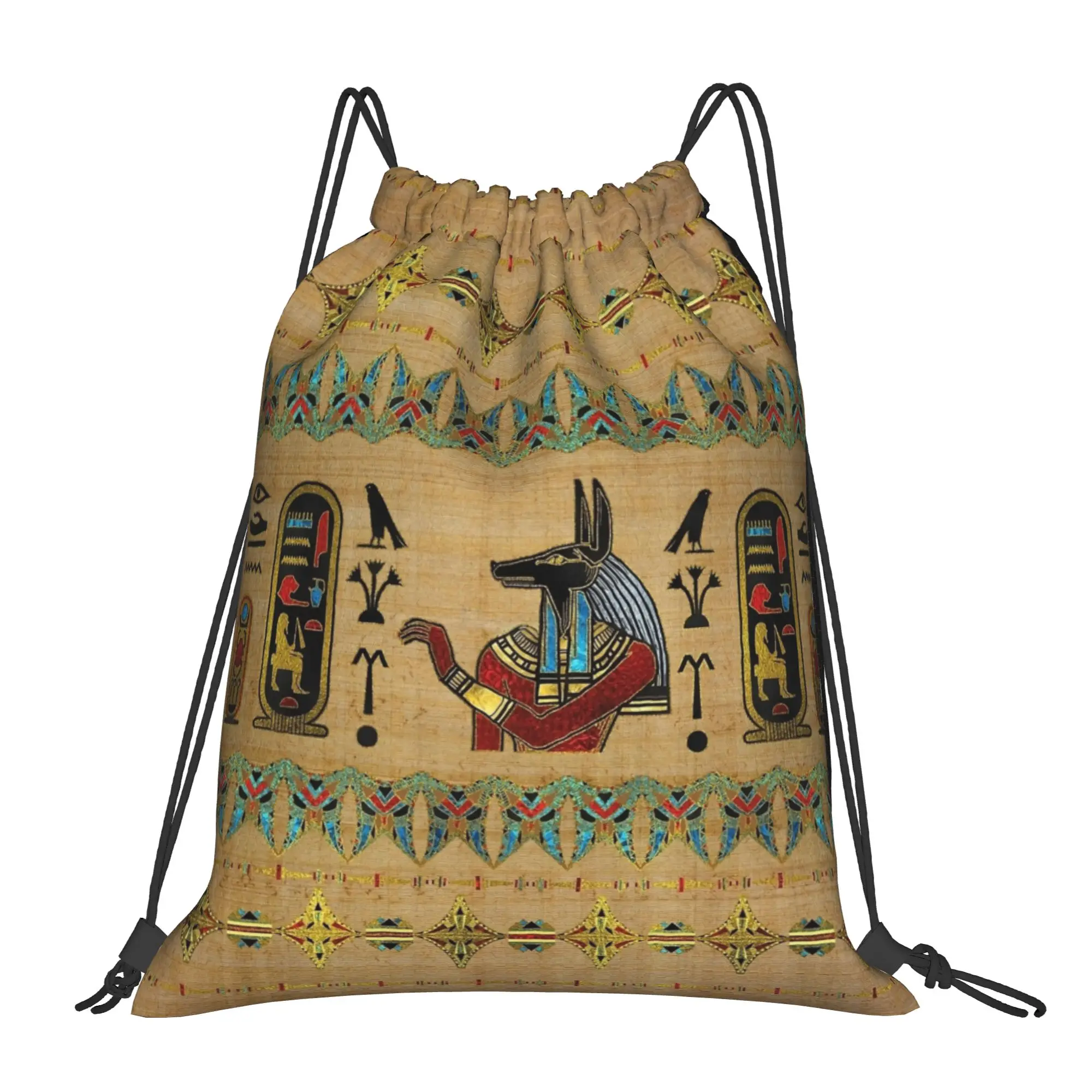 Egyptian Anubis Drawstring Backpack Sports Gym Bag Water Resistant Ancient Egypt String Sackpack for Cycling
Egyptian Anubis Drawstring Backpack Sports Gym Bag Water Resistant Ancient Egypt String Sackpack for Cycling