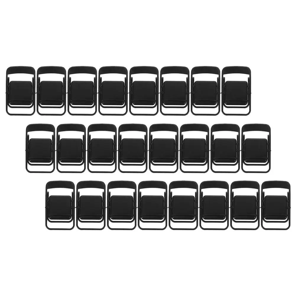 24Pcs Miniature Folding Chair Phone Bracket Lightweight Small Mini Furniture Handy Desktop Cellphone Holder House Chair
24Pcs Miniature Folding Chair Phone Bracket Lightweight Small Mini Furniture Handy Desktop Cellphone Holder House Chair