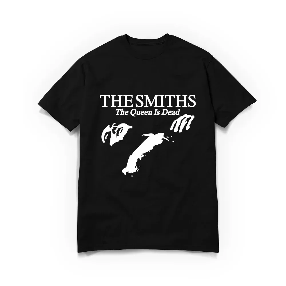 Smith "Queen is Dead" T-Shirt Cotton High Quality Summer Short Sleeve Casual O-Neck Black 1980s Indie Morrissey Maternity Shirt
Smith "Queen is Dead" T-Shirt Cotton High Quality Summer Short Sleeve Casual O-Neck Black 1980s Indie Morrissey Maternity Shirt
