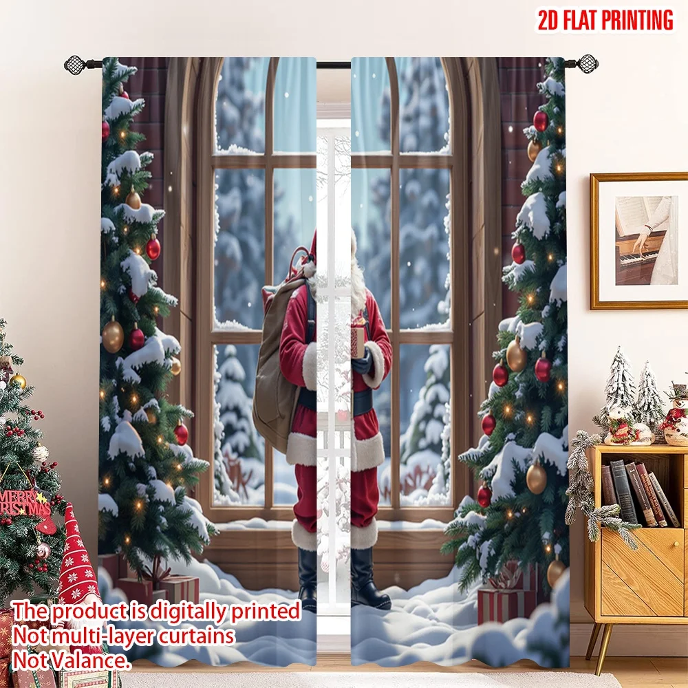 2pcs 2D flat printing Christmas Drapes Santa Claus Christmas Snowing Fabric Without Electricity Festive Curtains for Yard &
2pcs 2D flat printing Christmas Drapes Santa Claus Christmas Snowing Fabric Without Electricity Festive Curtains for Yard &
