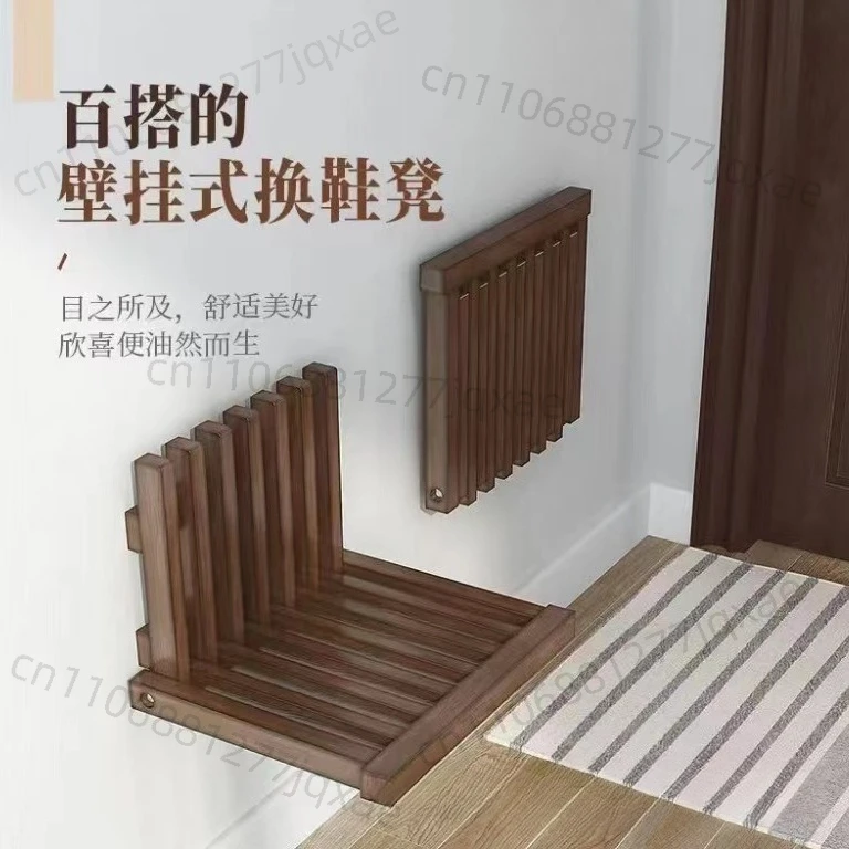 Складной табурет для пеленания обуви из цельного дерева, бытовая дверь, носить обувь в табурет, вход, невидимый складной стул
Складной табурет для пеленания обуви из цельного дерева, бытовая дверь, носить обувь в табурет, вход, невидимый складной стул